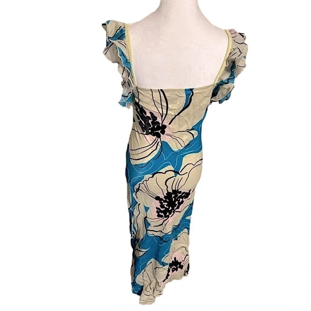 Anthropologie Conditions Apply Sleeveless Stretchy Midi Dress Women’s Sz XS - Picture 3 of 9